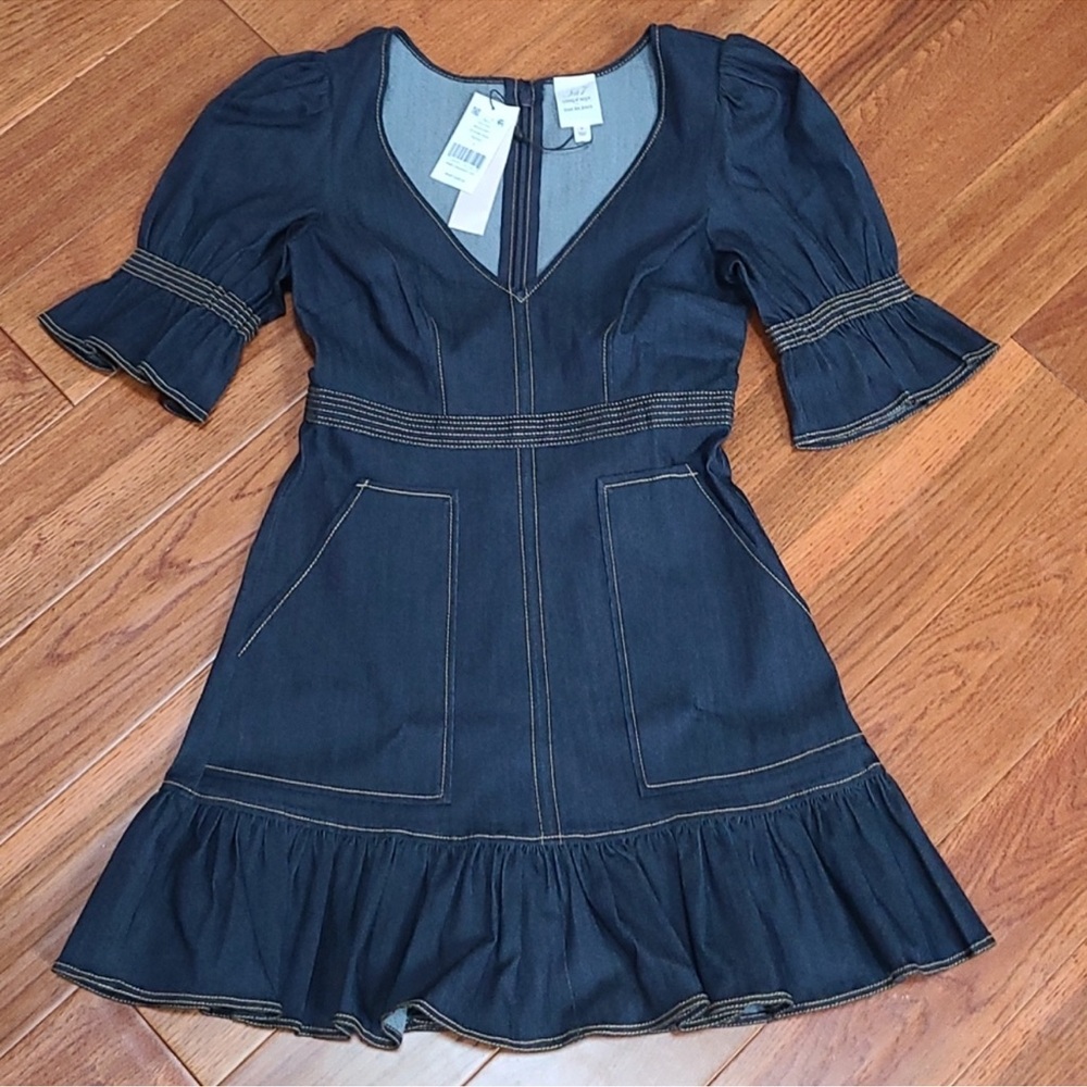 NWT 5à7 Cinq à Sept Jean Dress